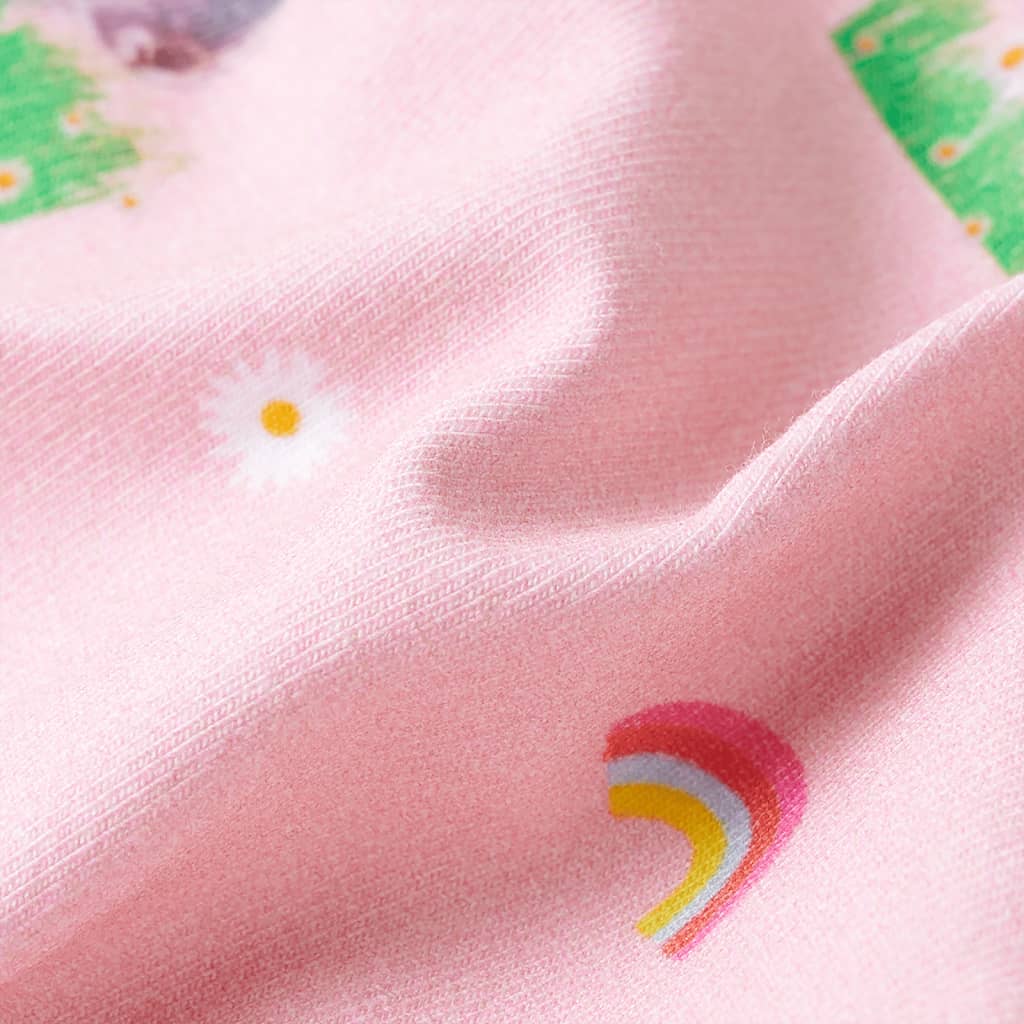 Calções para criança com cordão rosa-claro 140