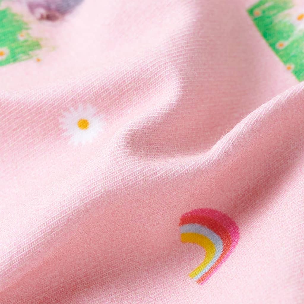 Calções para criança com cordão rosa-claro 140