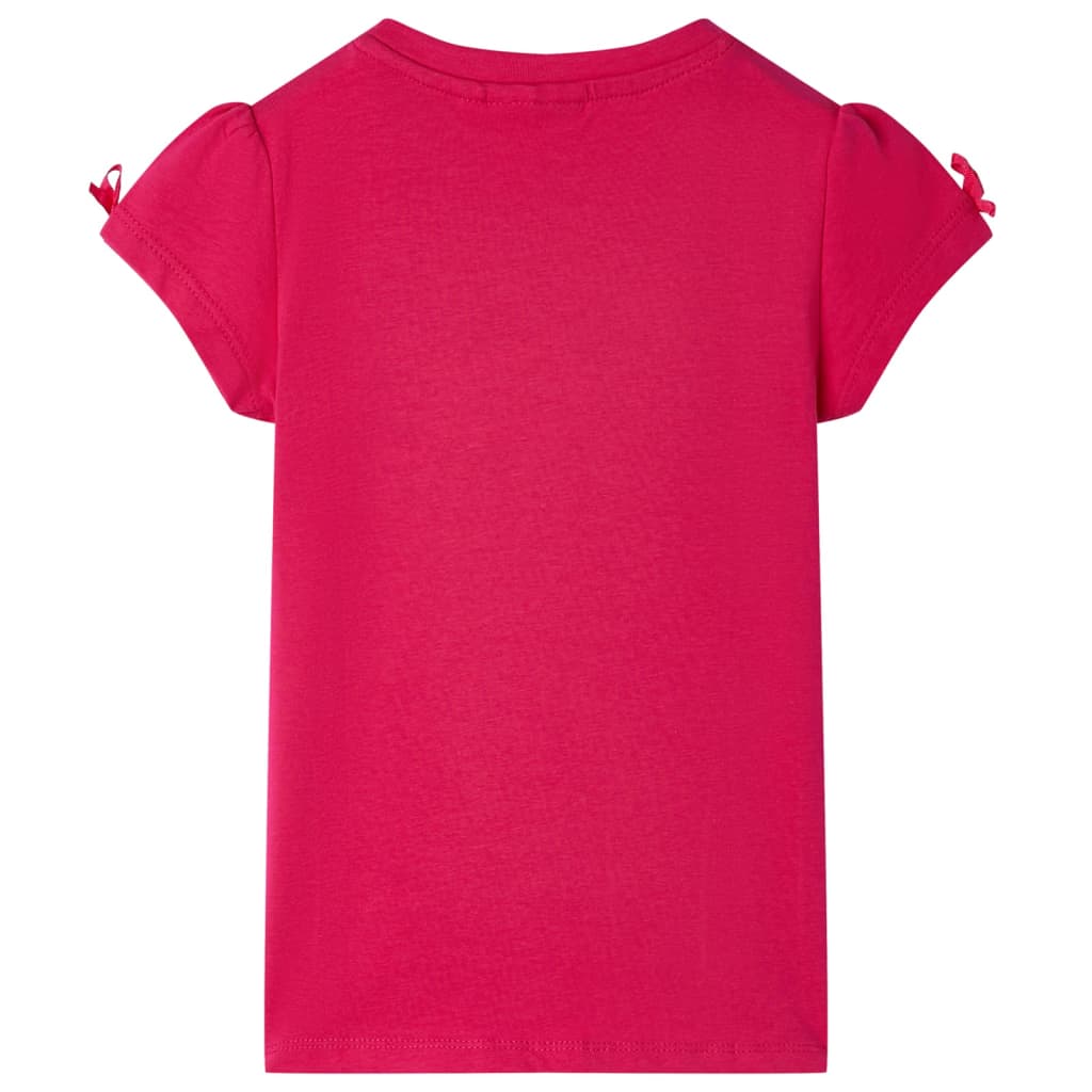 T-shirt de criança rosa 140