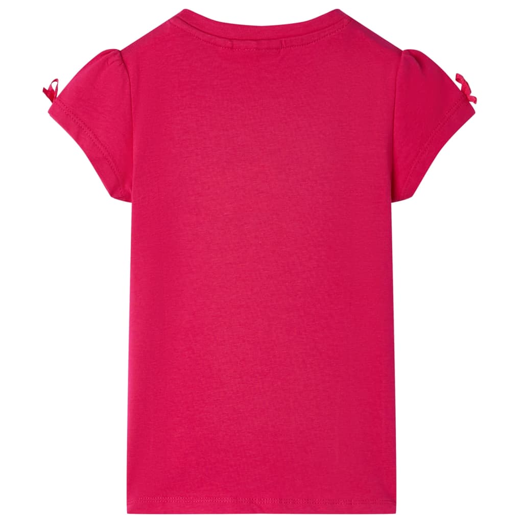 T-shirt de criança rosa 140