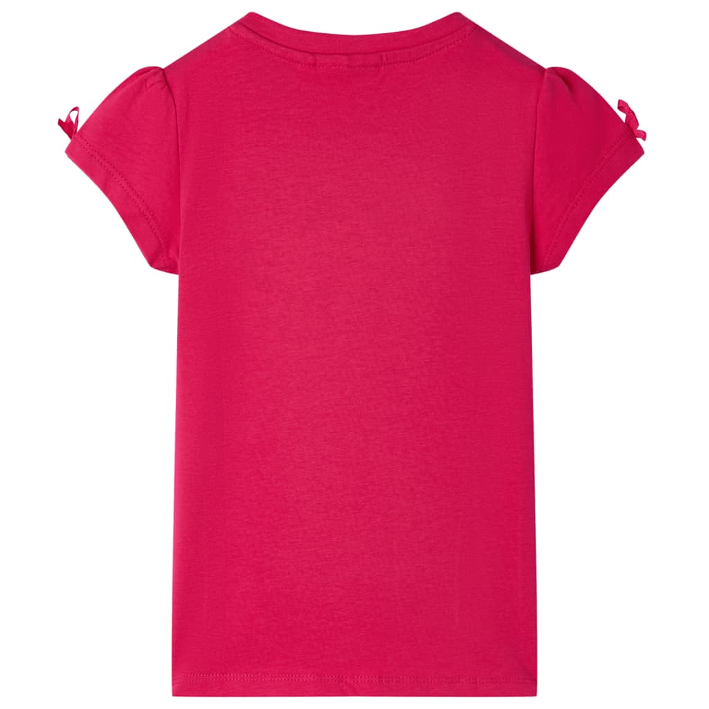 T-shirt de criança rosa 140