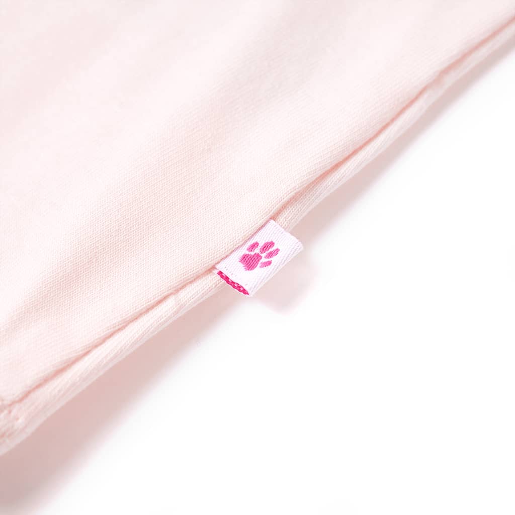 T-shirt de criança rosa-suave 140