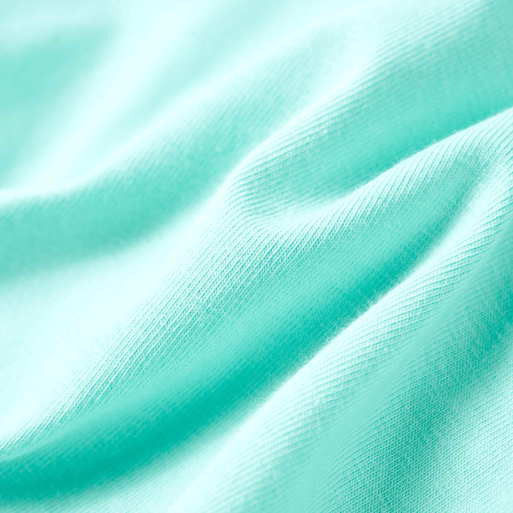 T-shirt infantil menta-claro 140