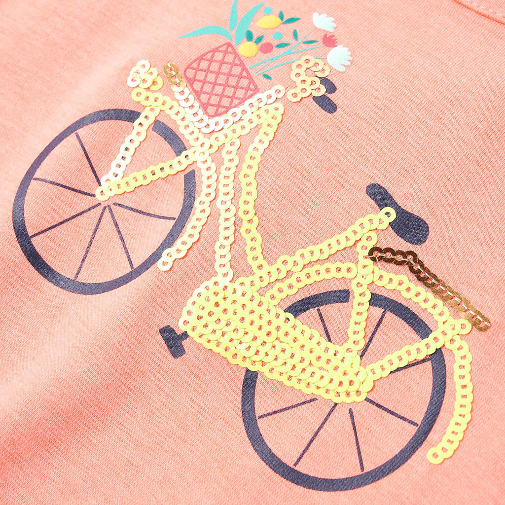 T-shirt de criança amarelo 116