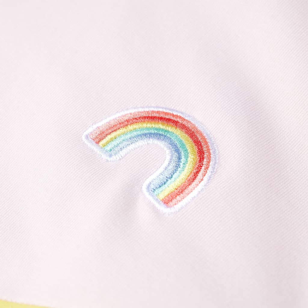 Sweatshirt para criança rosa suave 128