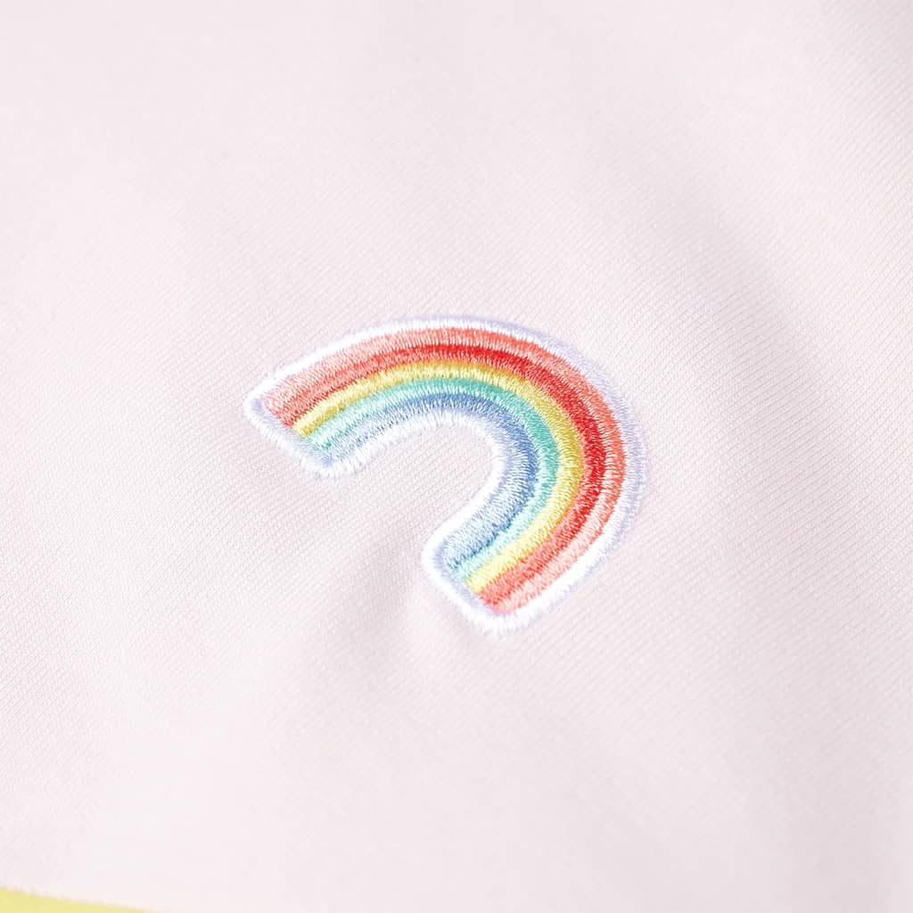 Sweatshirt para criança rosa suave 128