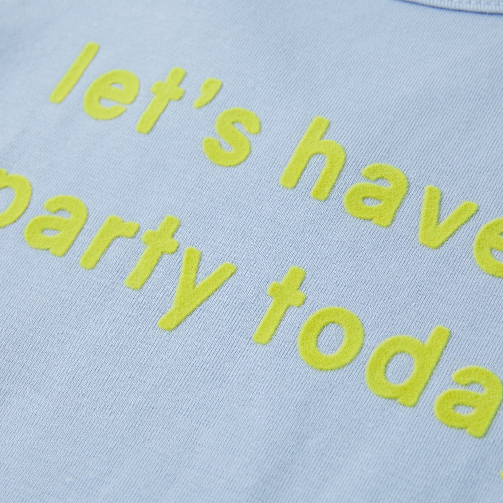 T-shirt para criança azul 140