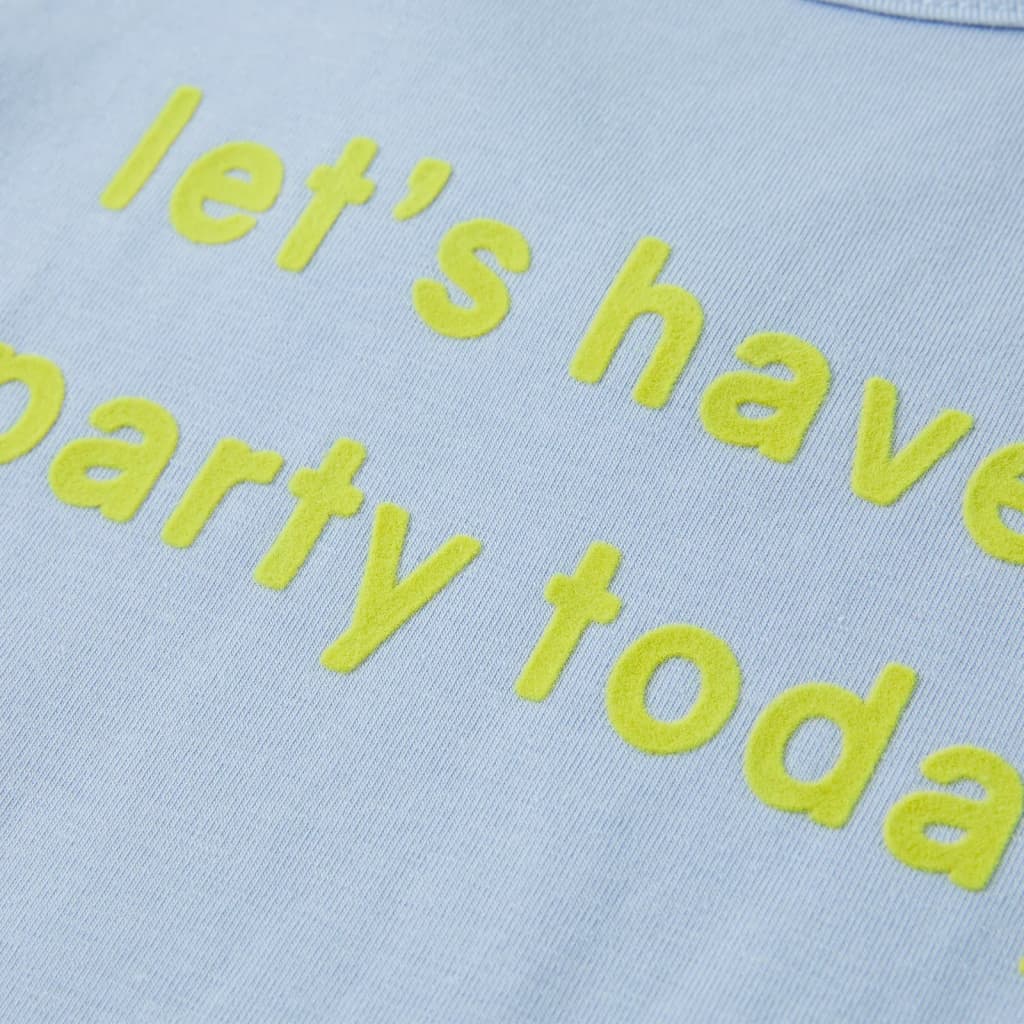 T-shirt para criança azul 140