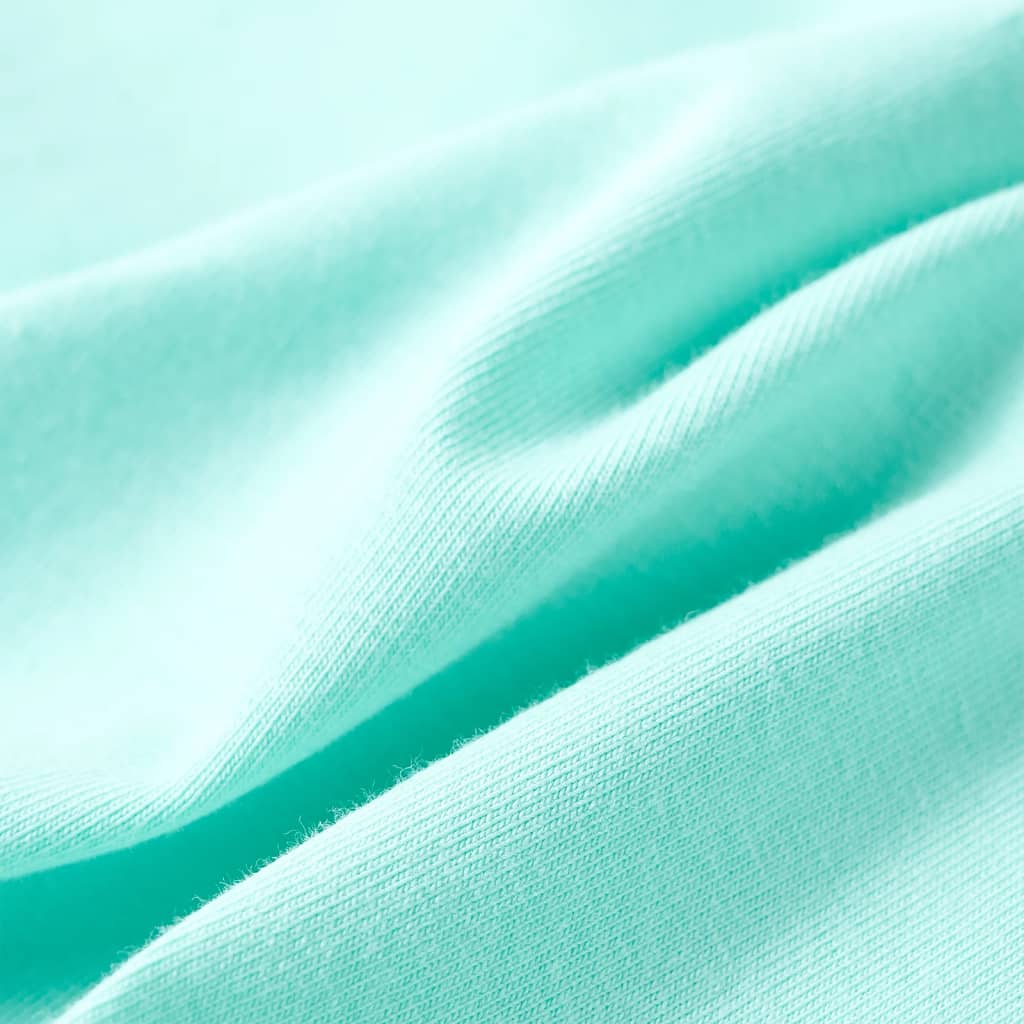 T-shirt infantil menta-claro 140