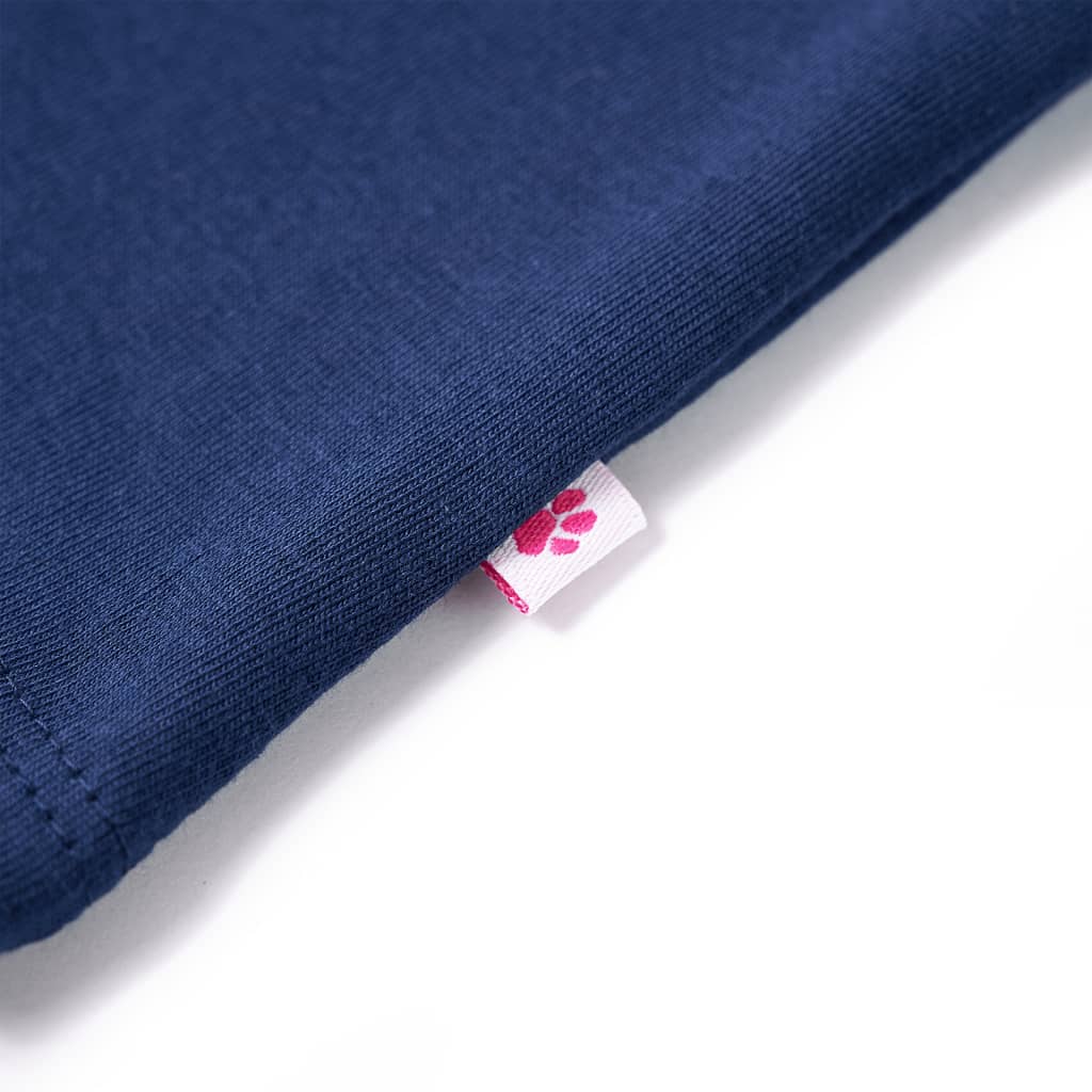 T-shirt para criança azul-marinho 116