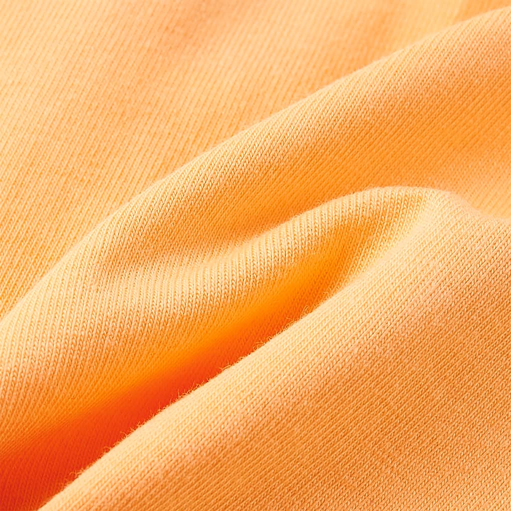 T-shirt de alças para criança laranja brilhante 128