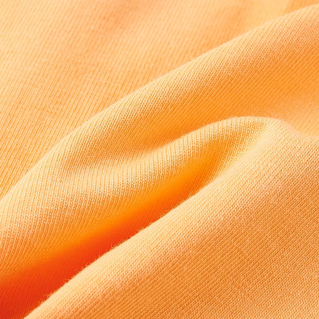 T-shirt de alças para criança laranja brilhante 128