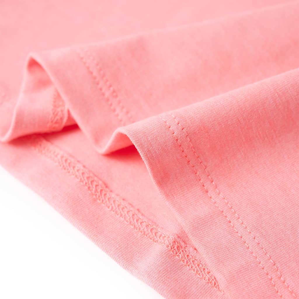 T-shirt infantil rosa-choque 140