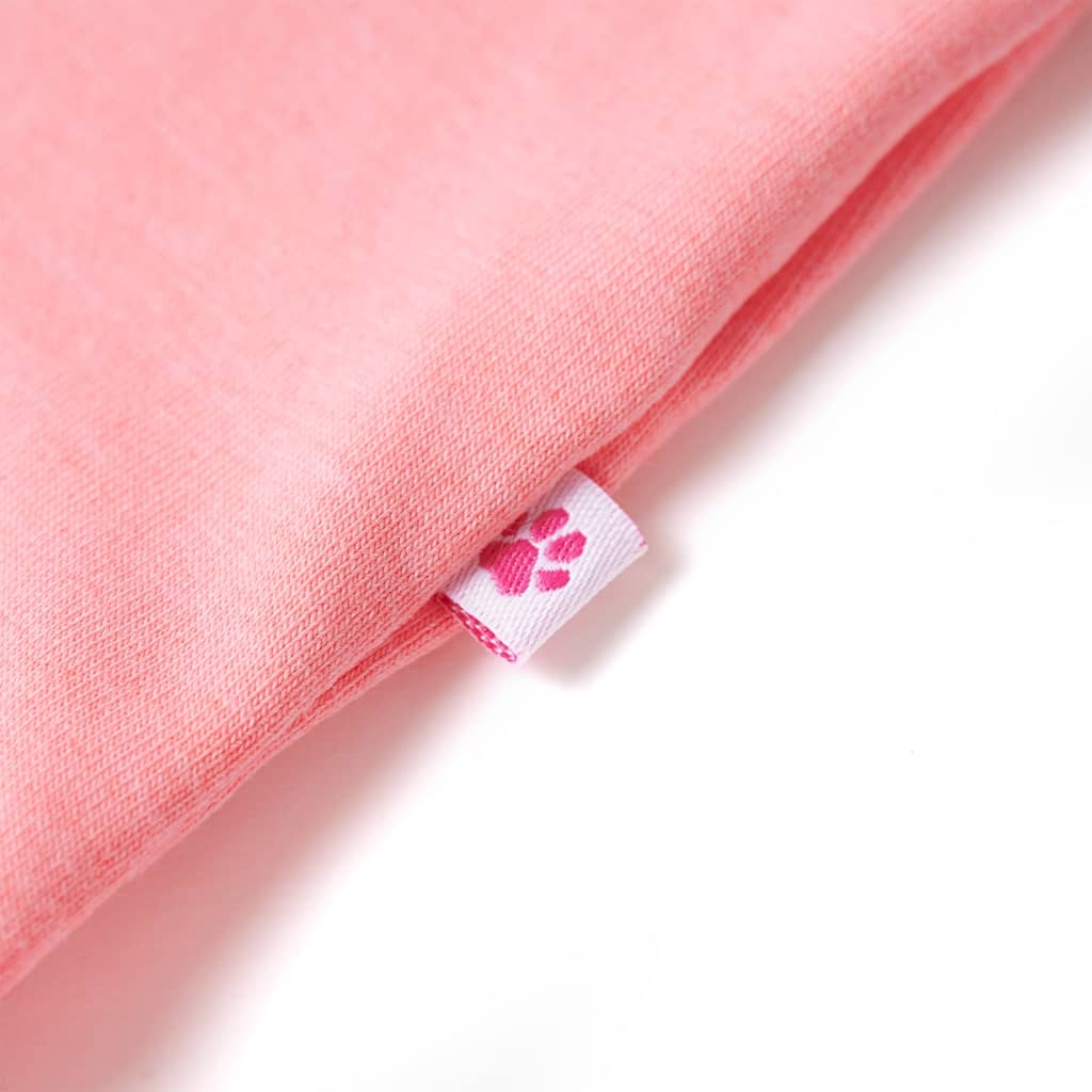 T-shirt infantil rosa-choque 140