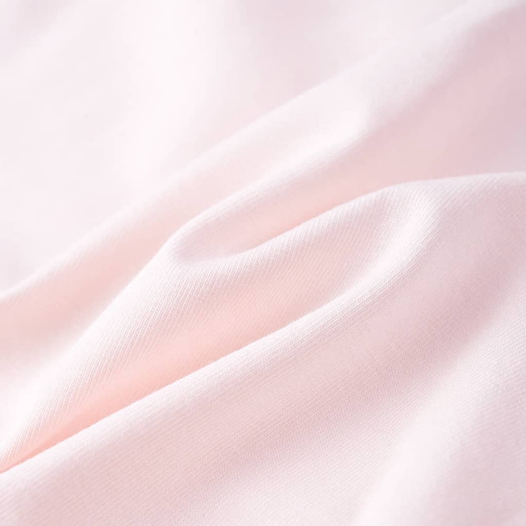 T-shirt de alças para criança rosa suave 140