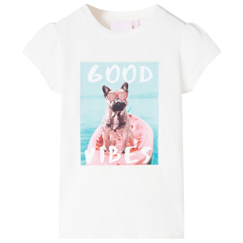T-shirt infantil cor cru 128