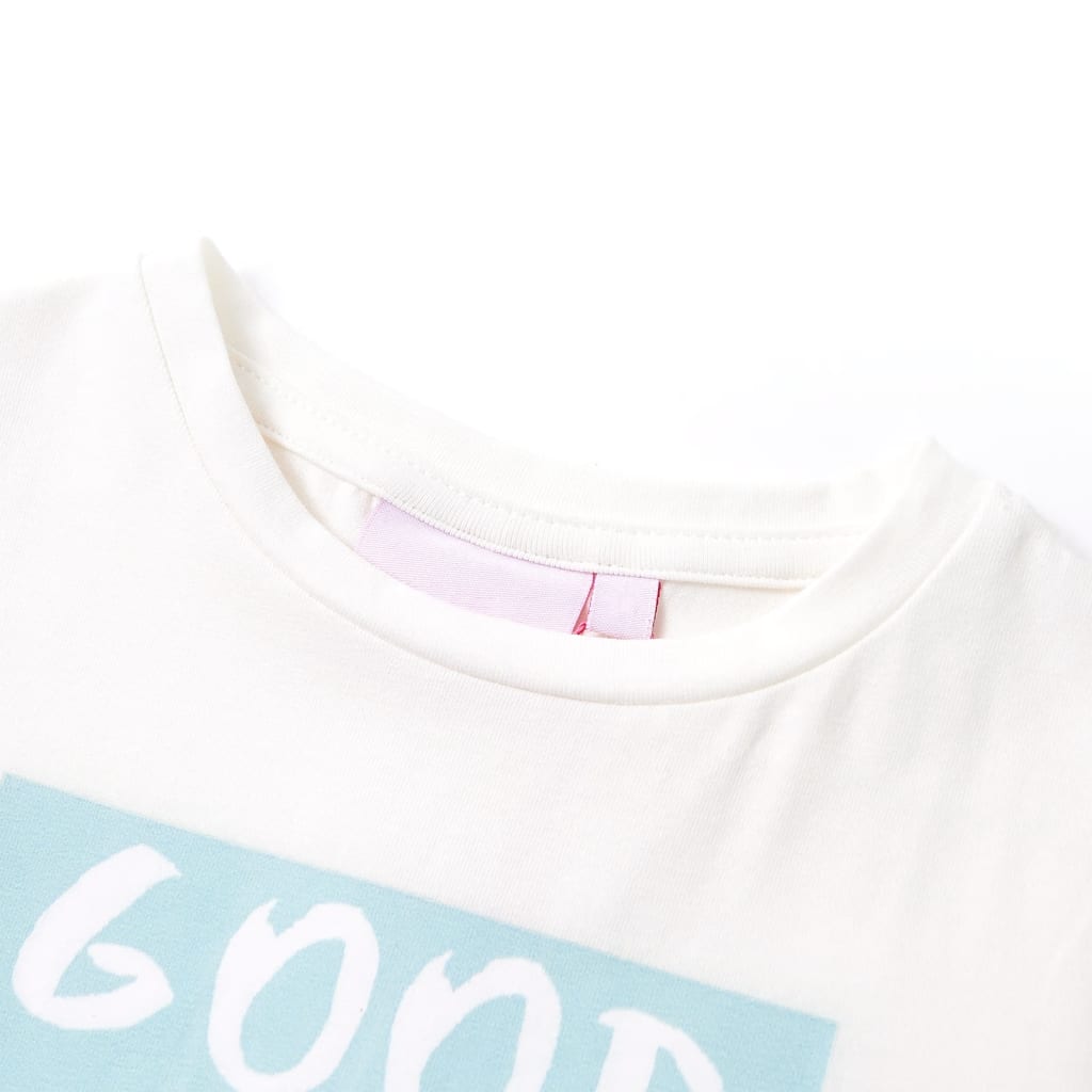 T-shirt infantil cor cru 128