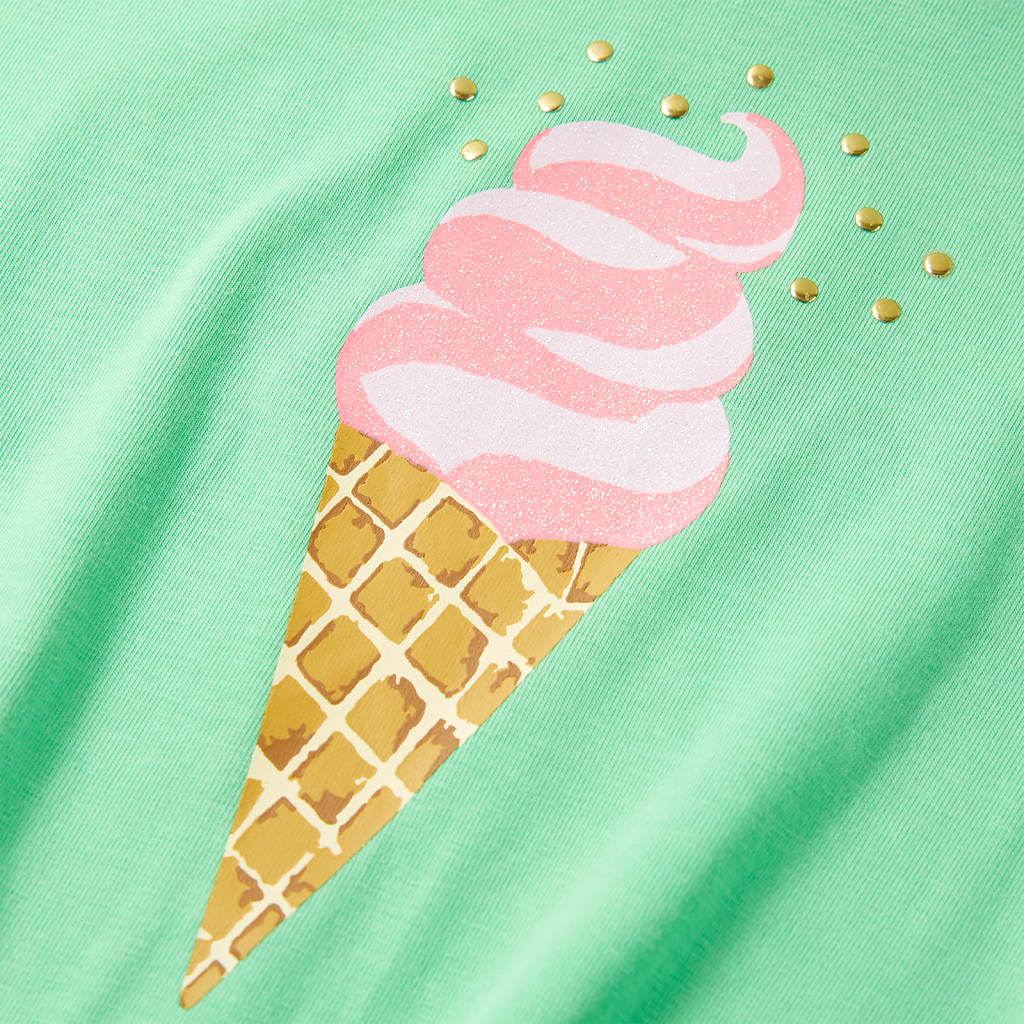 T-shirt de criança amarelo 140