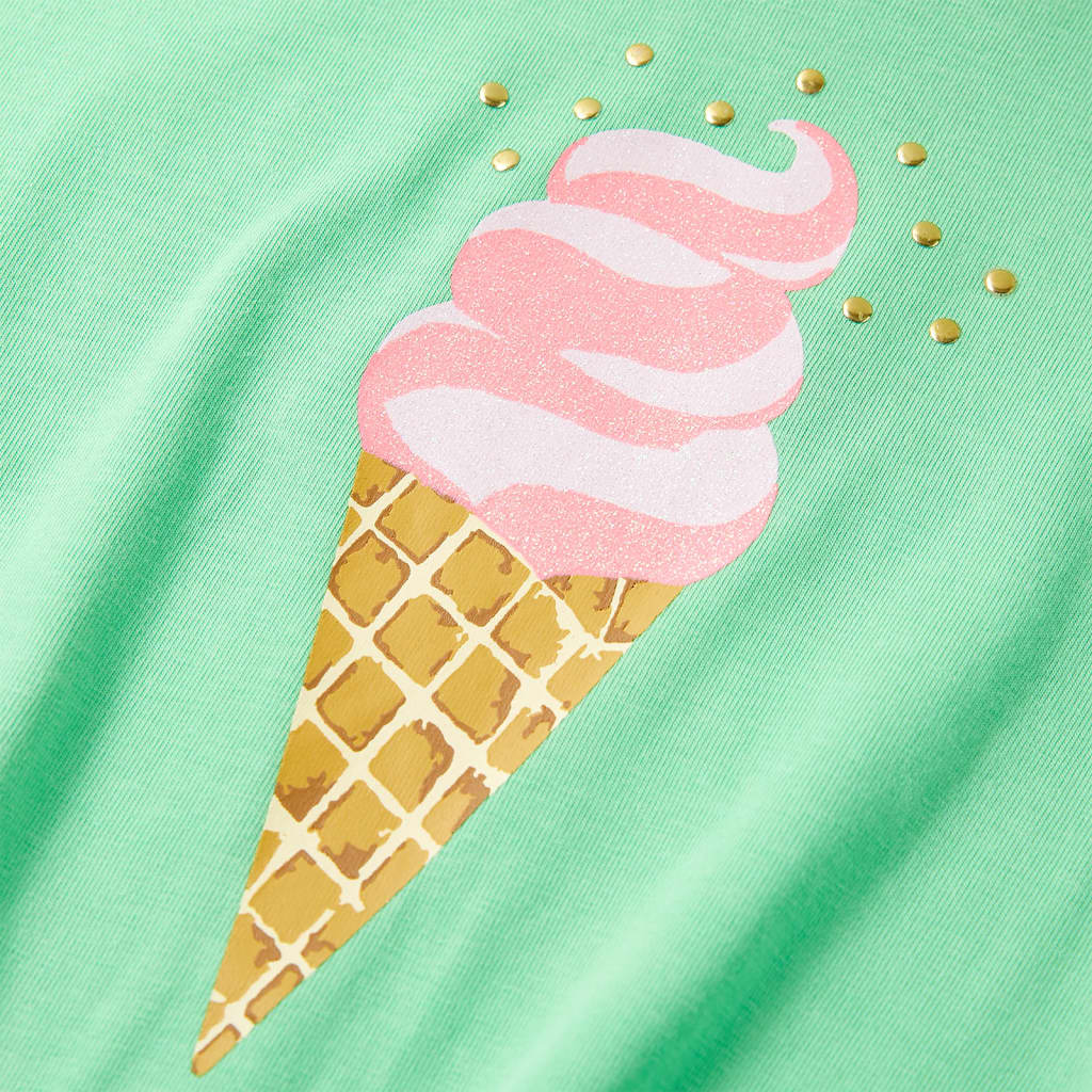 T-shirt de criança amarelo 140