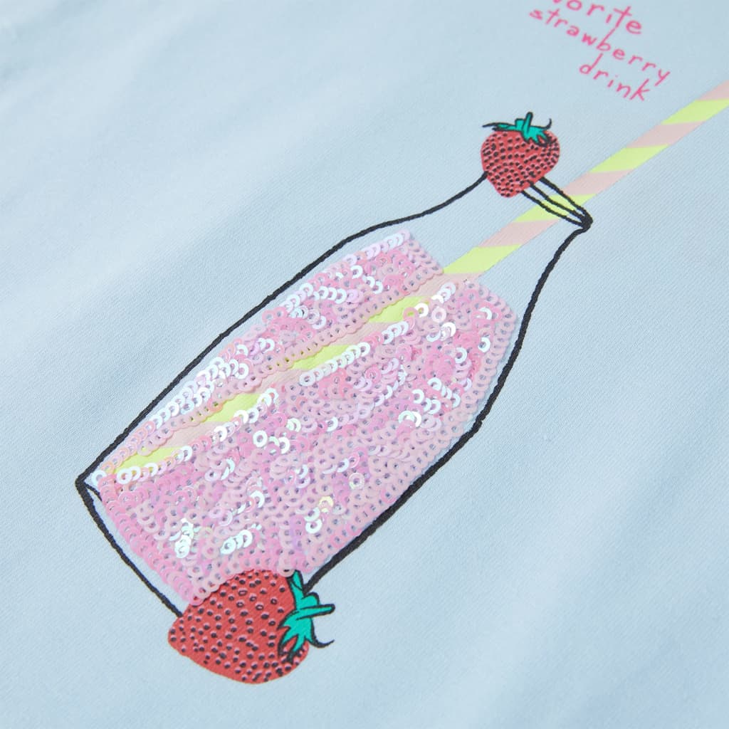 T-shirt de criança azul-suave 104