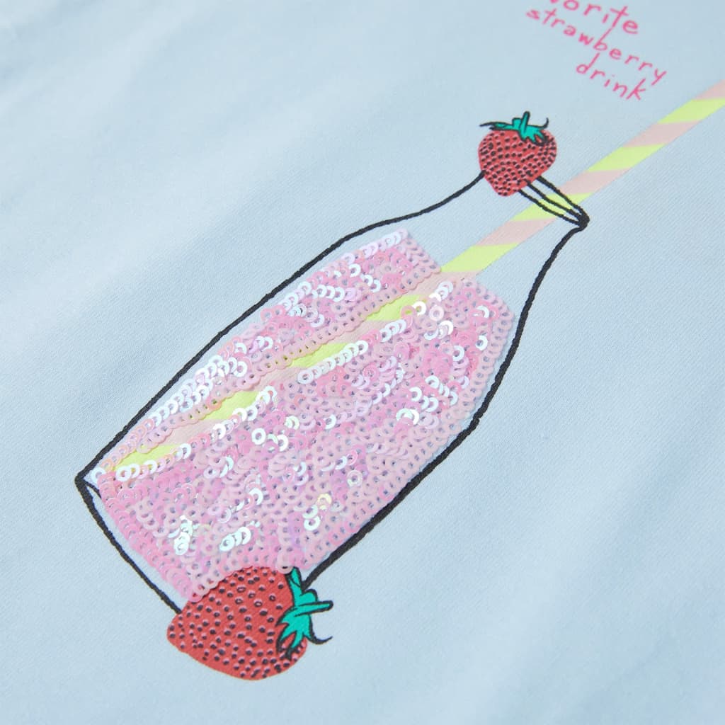 T-shirt de criança azul-suave 104