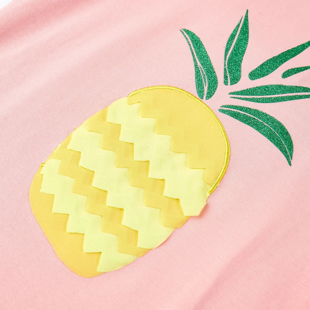 T-shirt de criança rosa 128