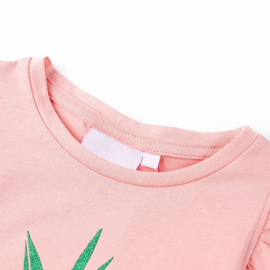 T-shirt de criança rosa 128