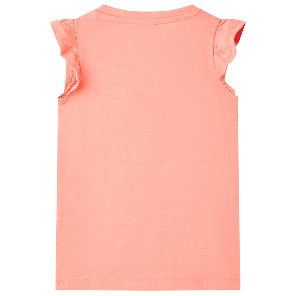 T-shirt infantil coral néon 116
