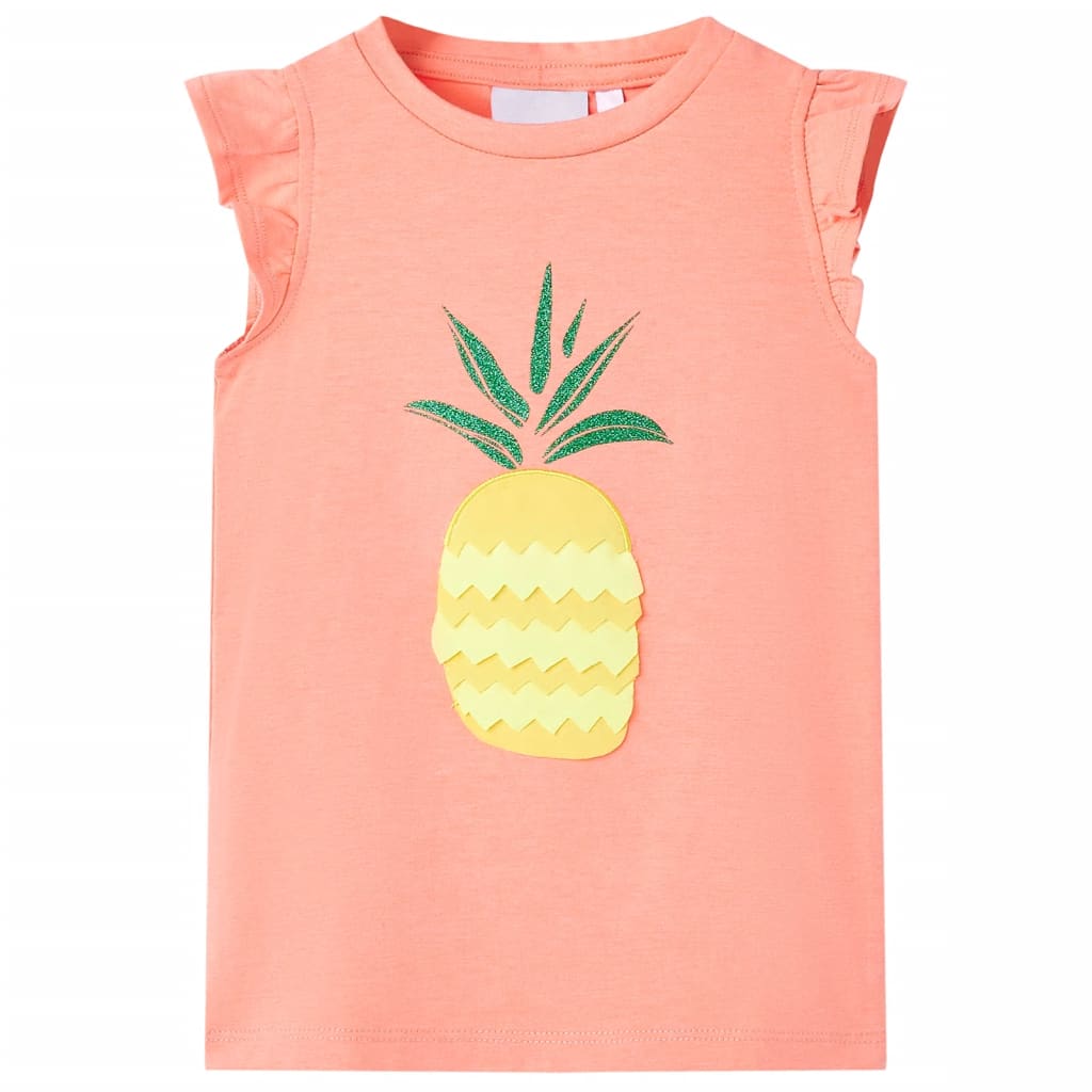 T-shirt infantil coral néon 116
