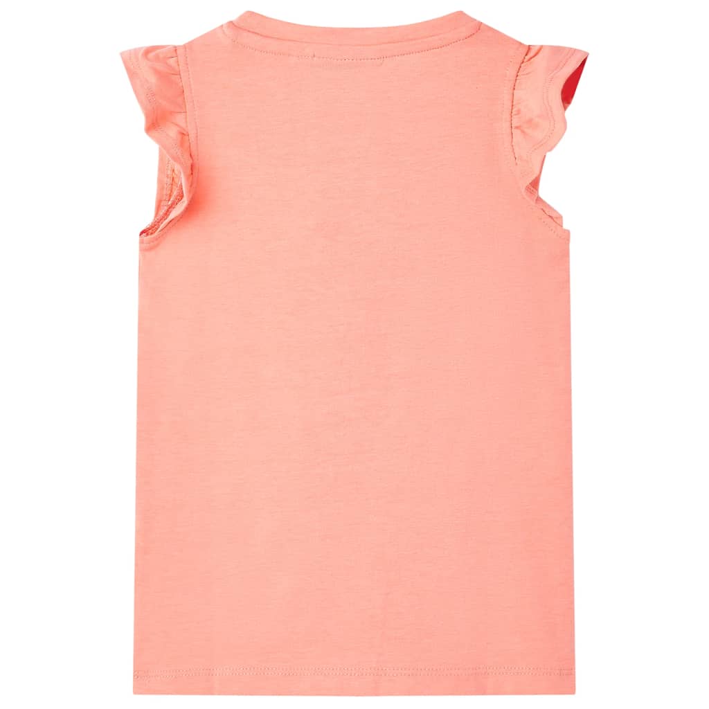T-shirt infantil coral néon 116