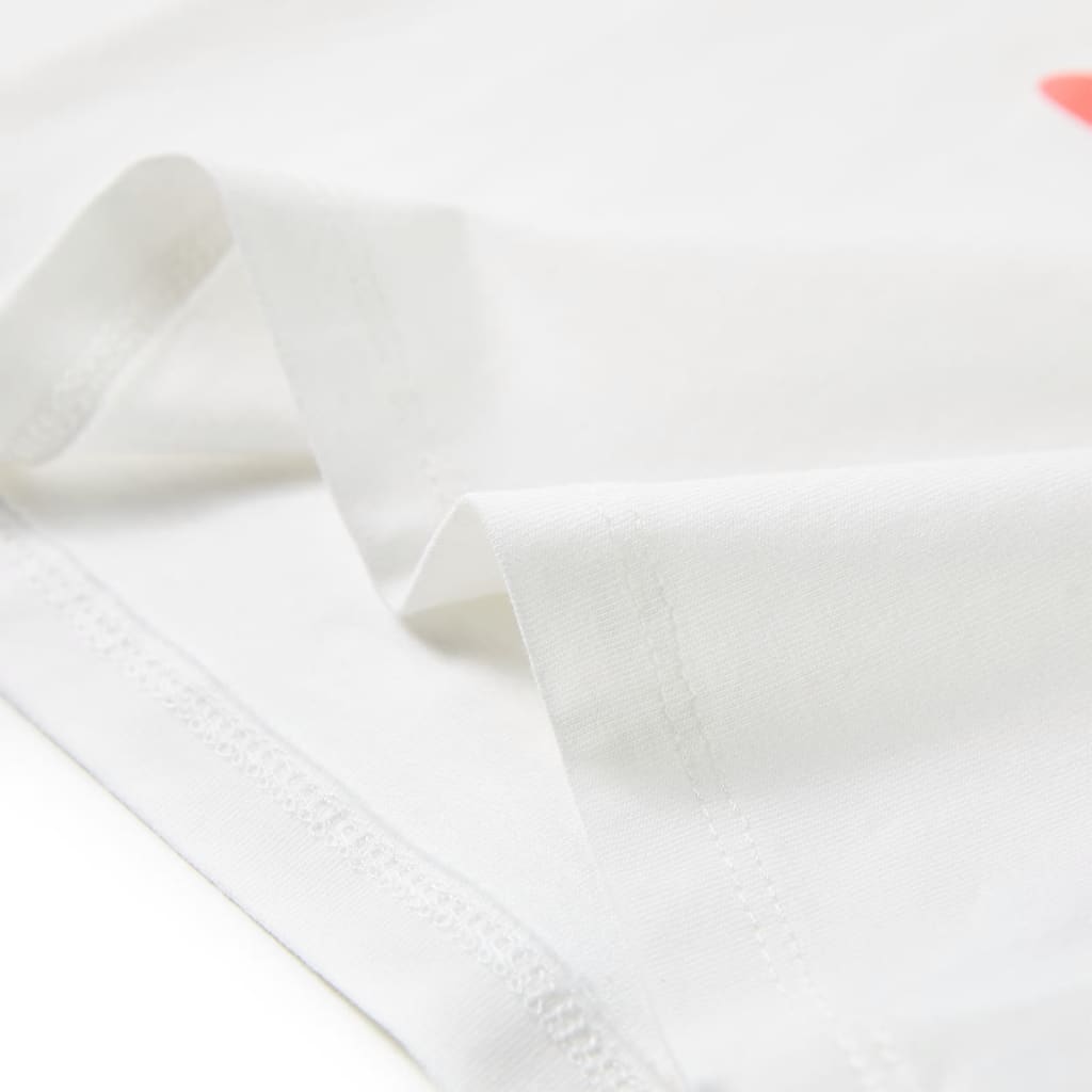 T-shirt infantil cor cru 104