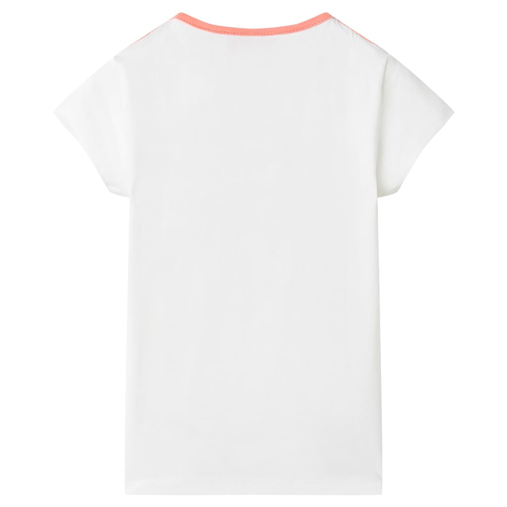 T-shirt infantil cor cru 104