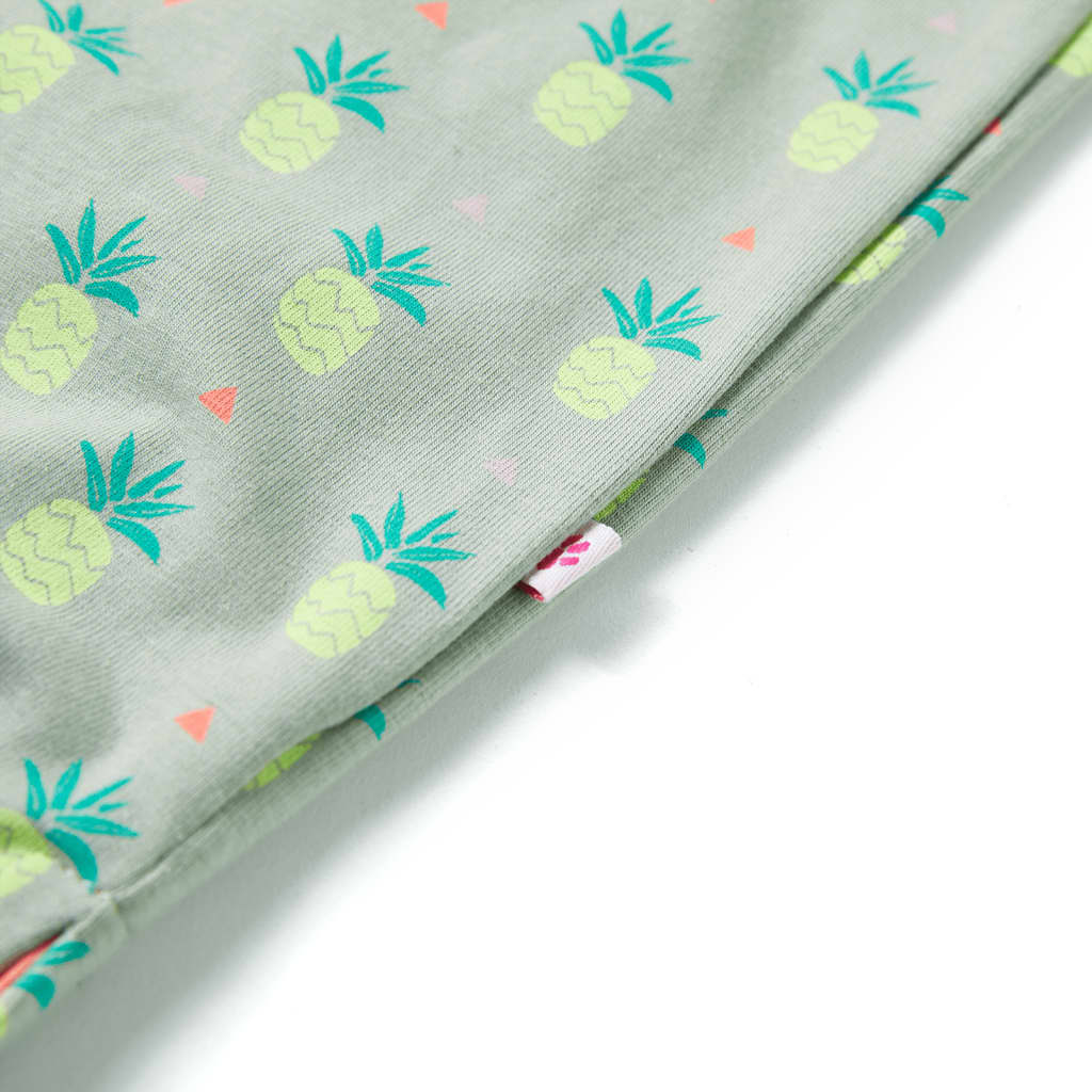 Vestido para criança menta velho 128