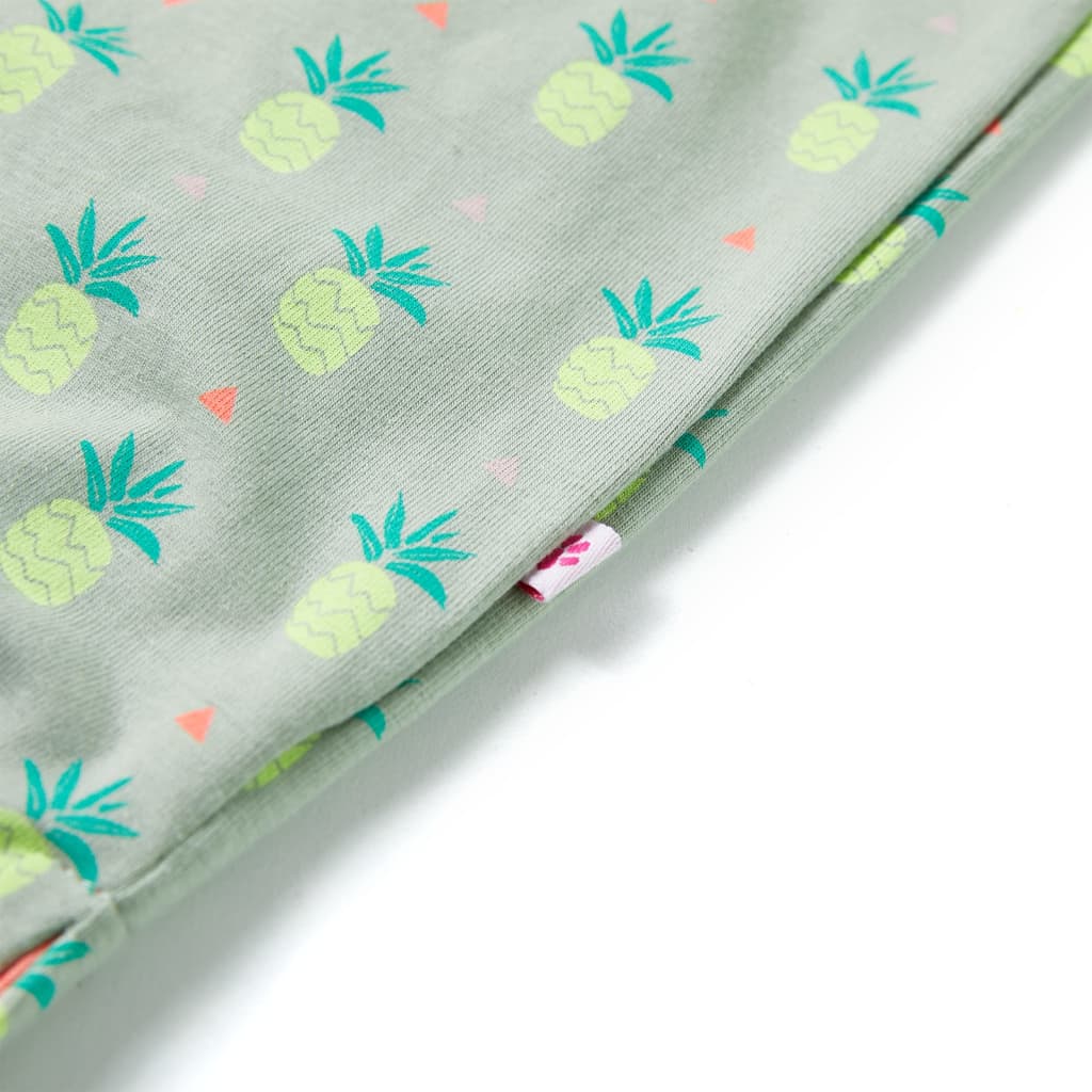 Vestido para criança menta velho 128