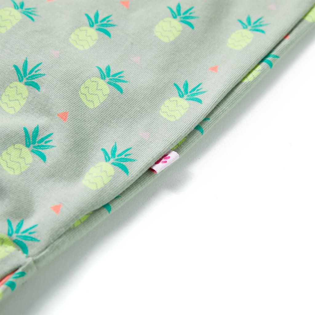 Vestido para criança menta velho 128