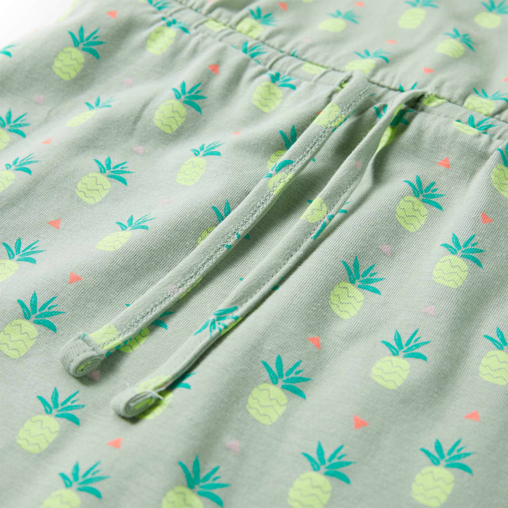 Vestido para criança menta velho 128