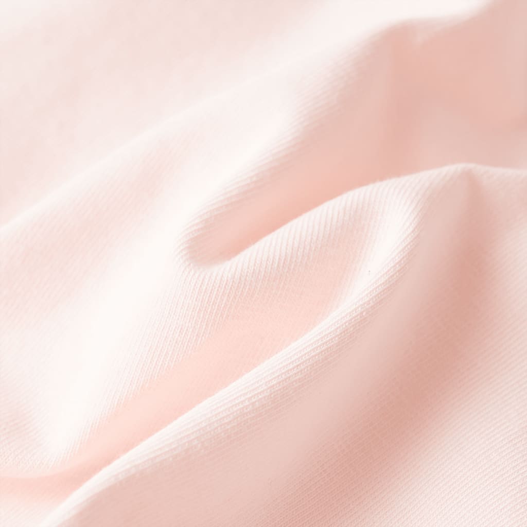 T-shirt para criança manga com folhos azul-claro 140