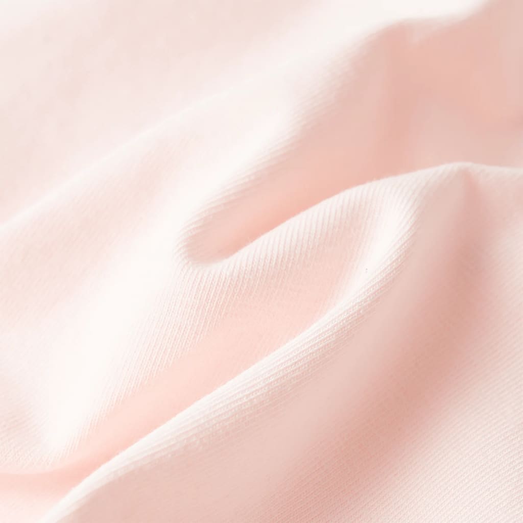 T-shirt para criança manga com folhos azul-claro 140