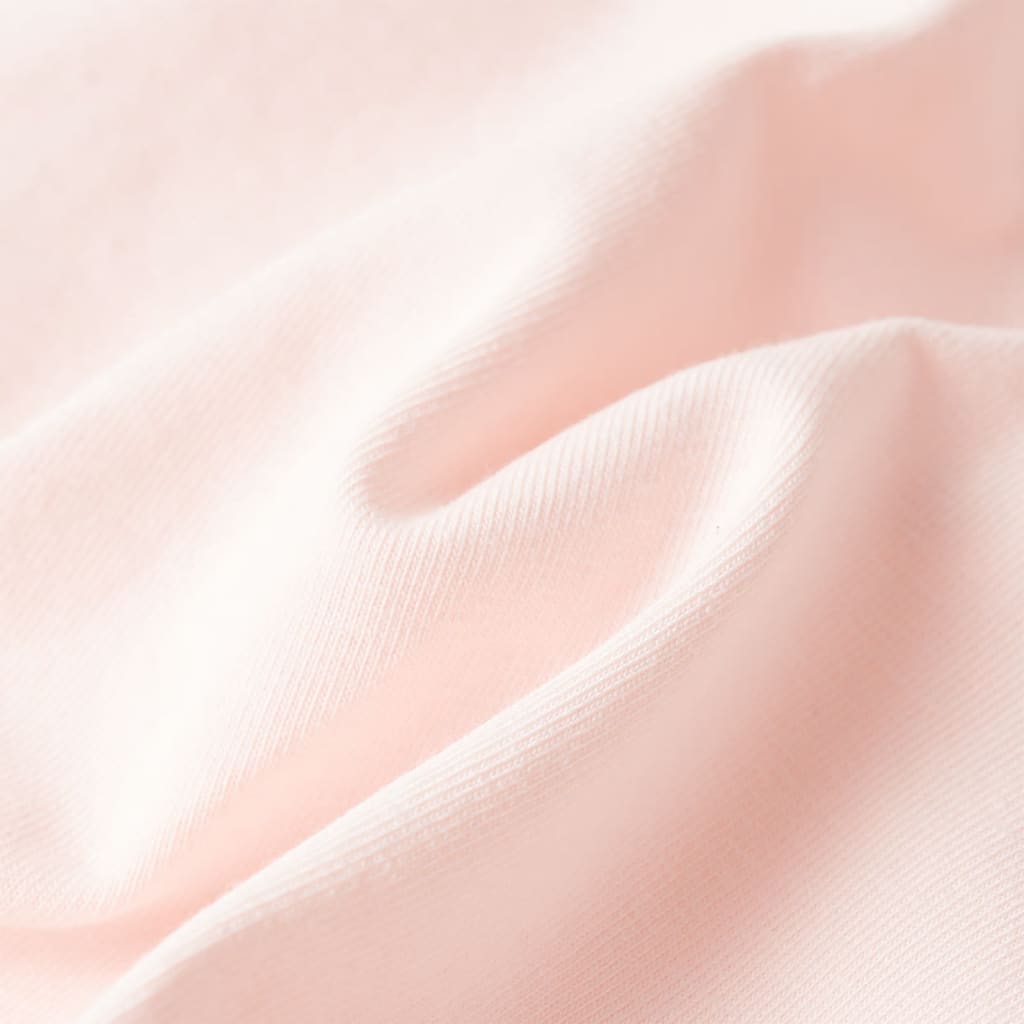 T-shirt para criança manga com folhos azul-claro 140