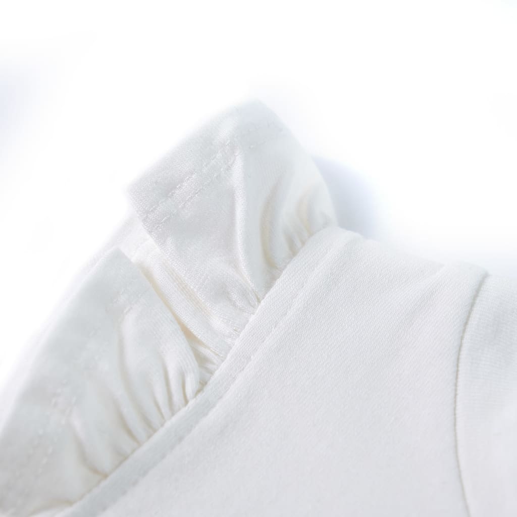 T-shirt para criança manga com folhos azul-claro 140