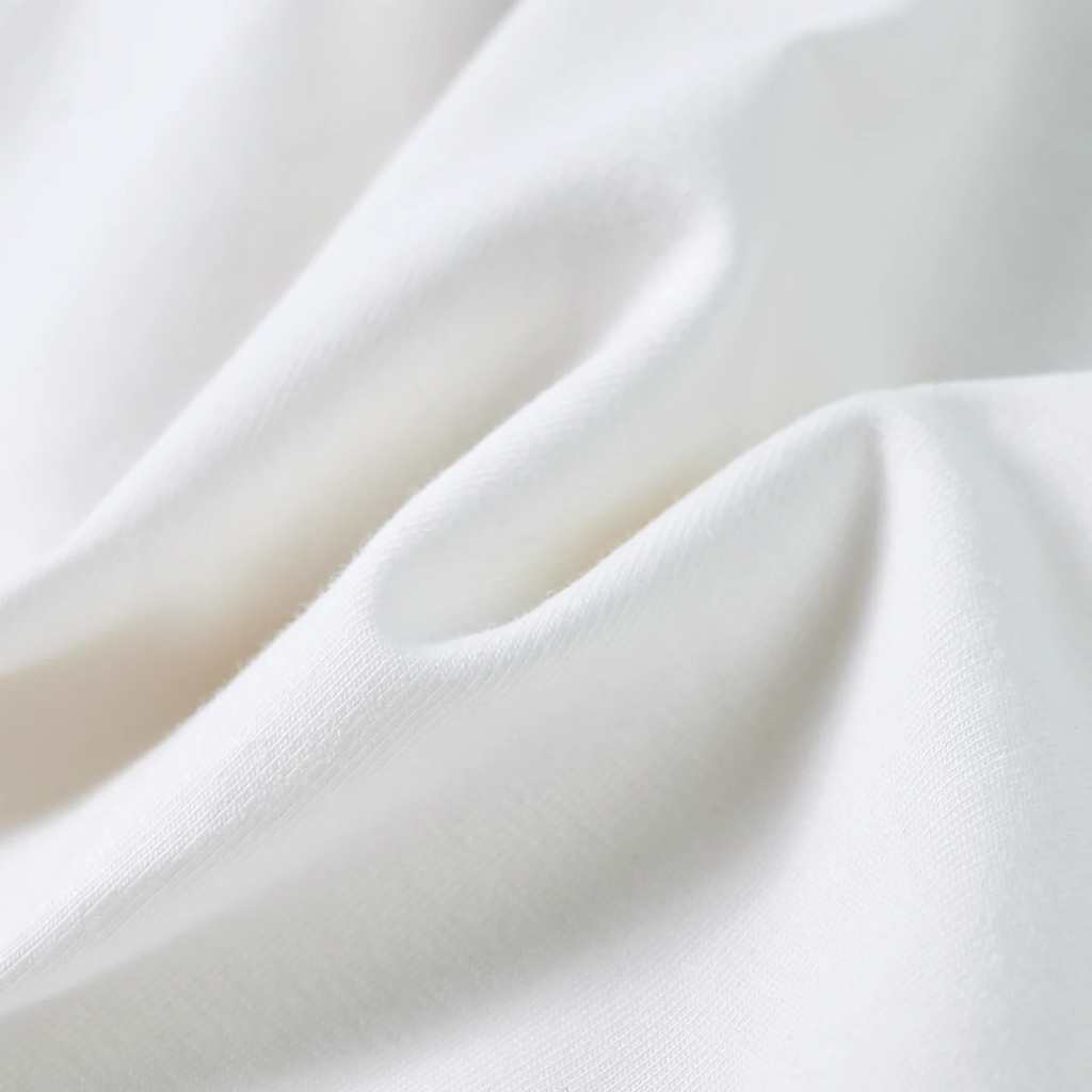 T-shirt para criança manga com folhos azul-claro 140