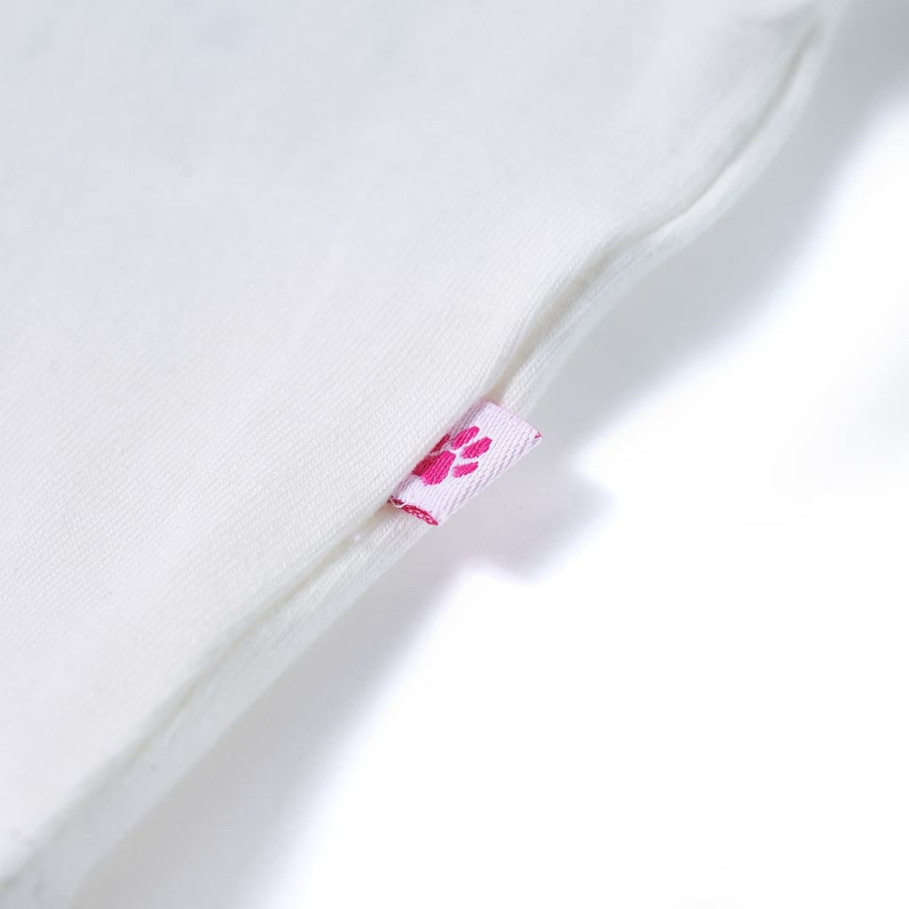 T-shirt para criança manga com folhos azul-claro 140