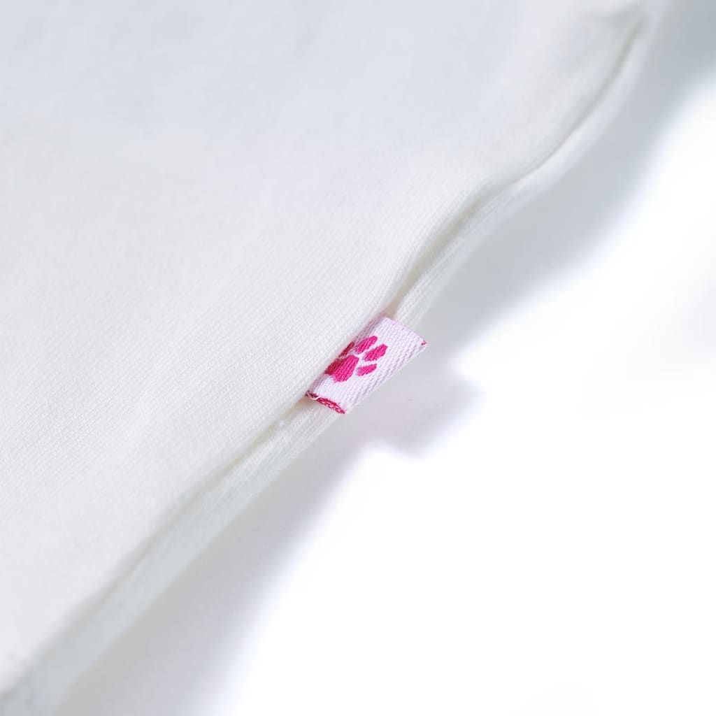 T-shirt para criança manga com folhos azul-claro 140