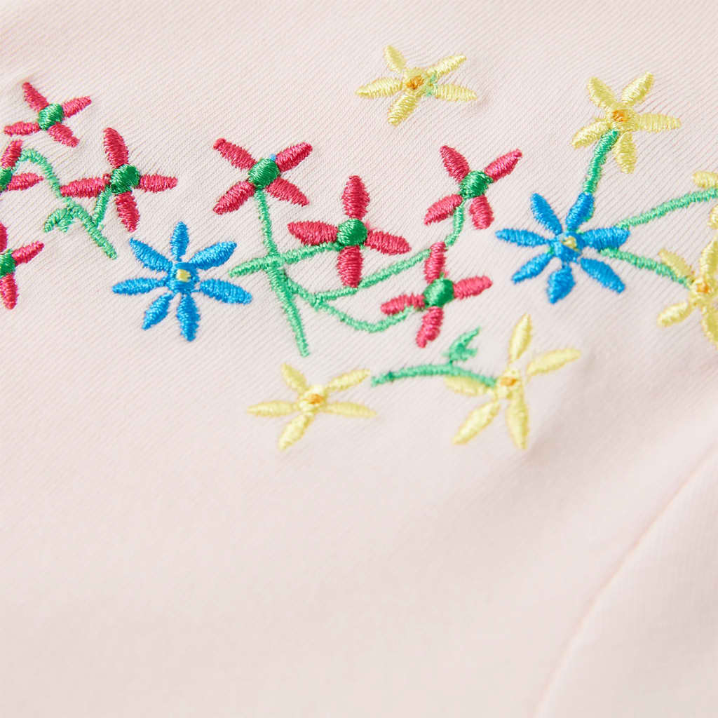 T-shirt de criança ciano-claro 128