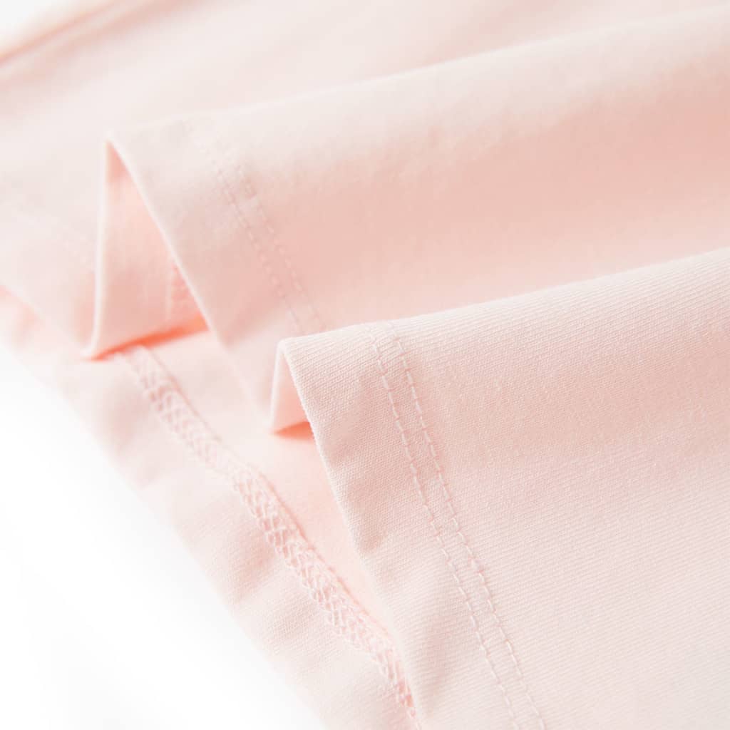 T-shirt de criança ciano-claro 128