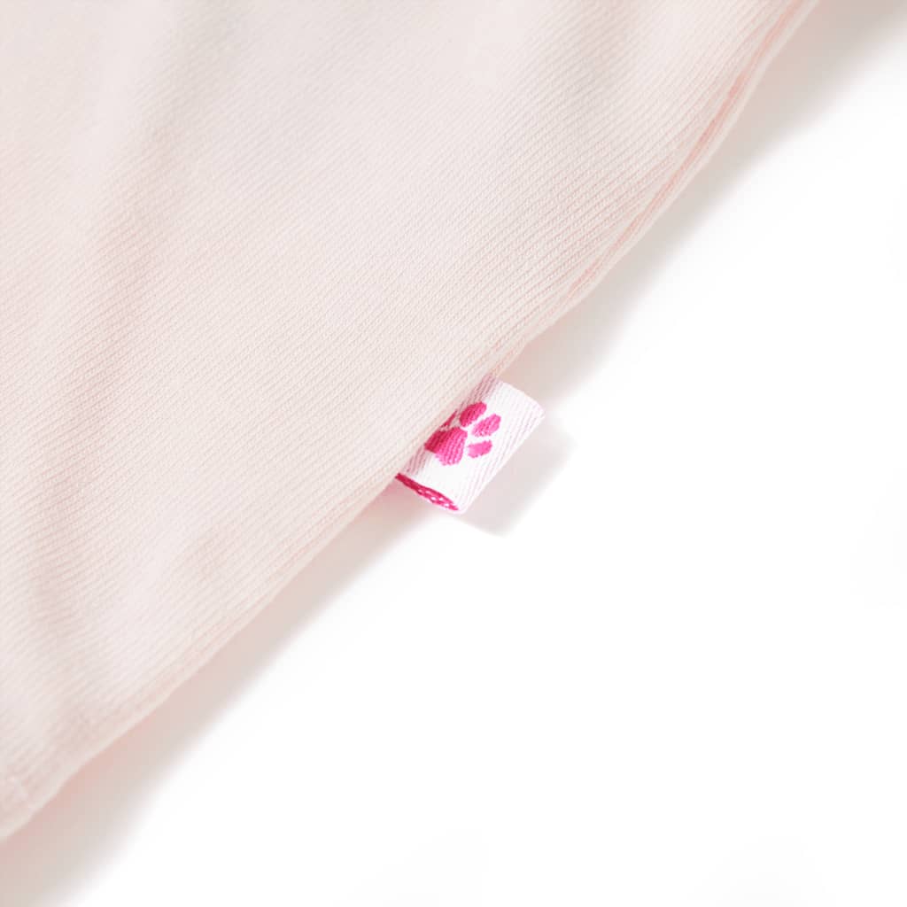 T-shirt de criança ciano-claro 128