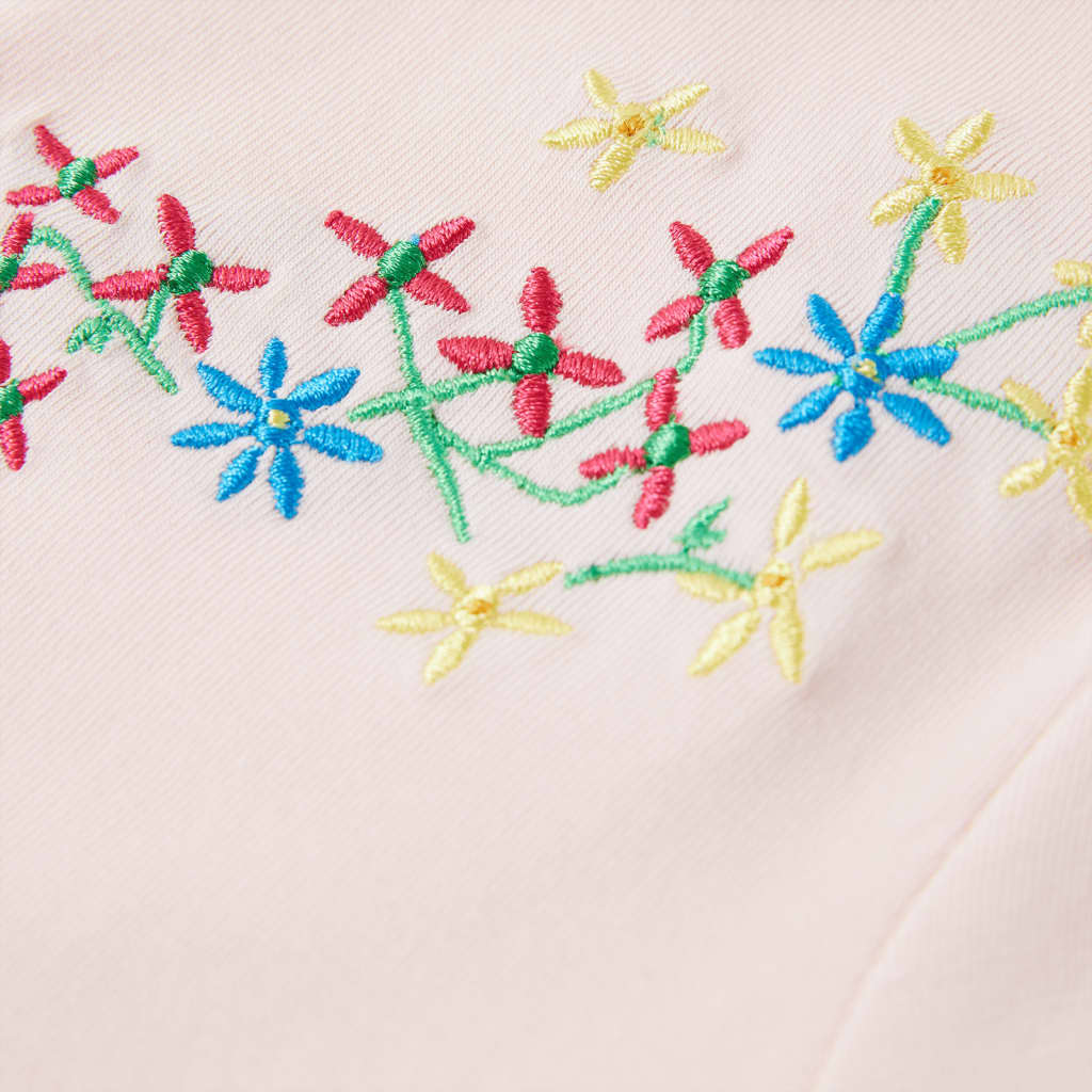 T-shirt de criança ciano-claro 128