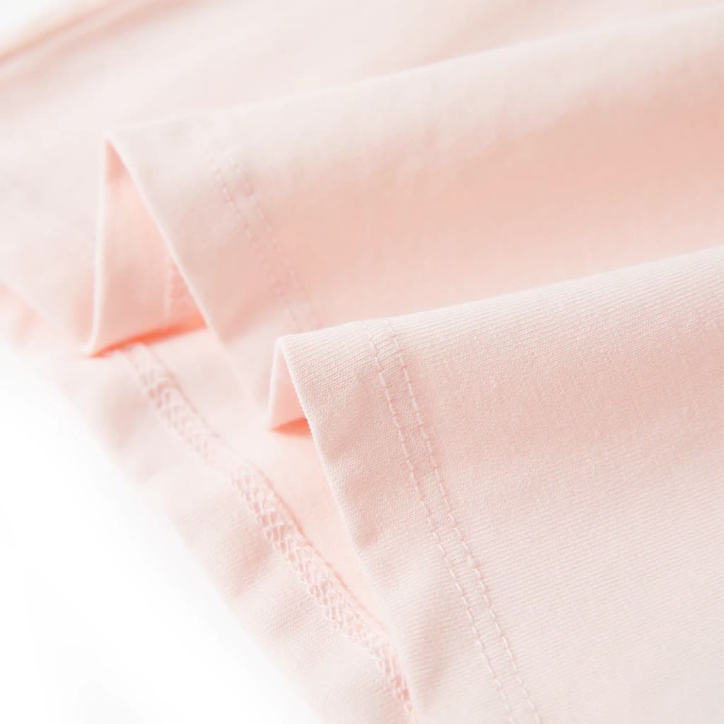 T-shirt de criança ciano-claro 128