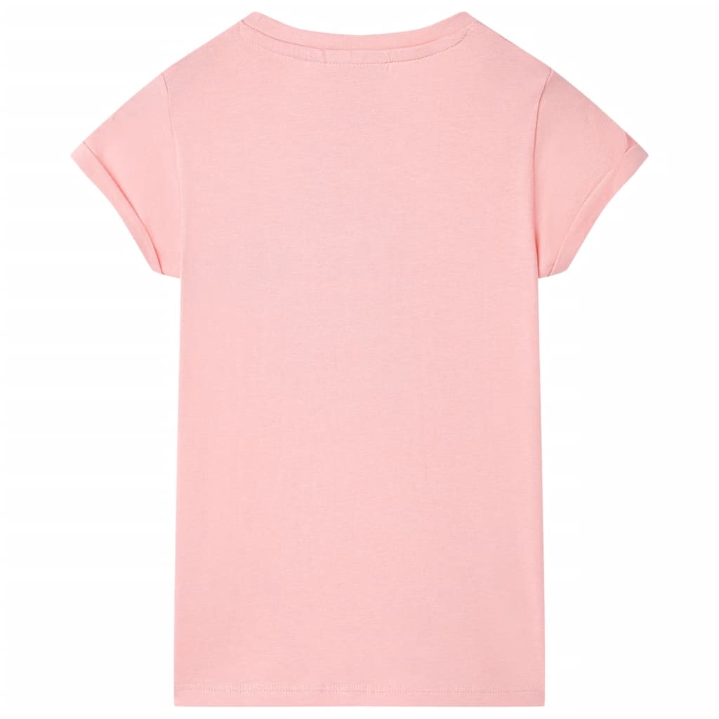 T-shirt de criança rosa 140