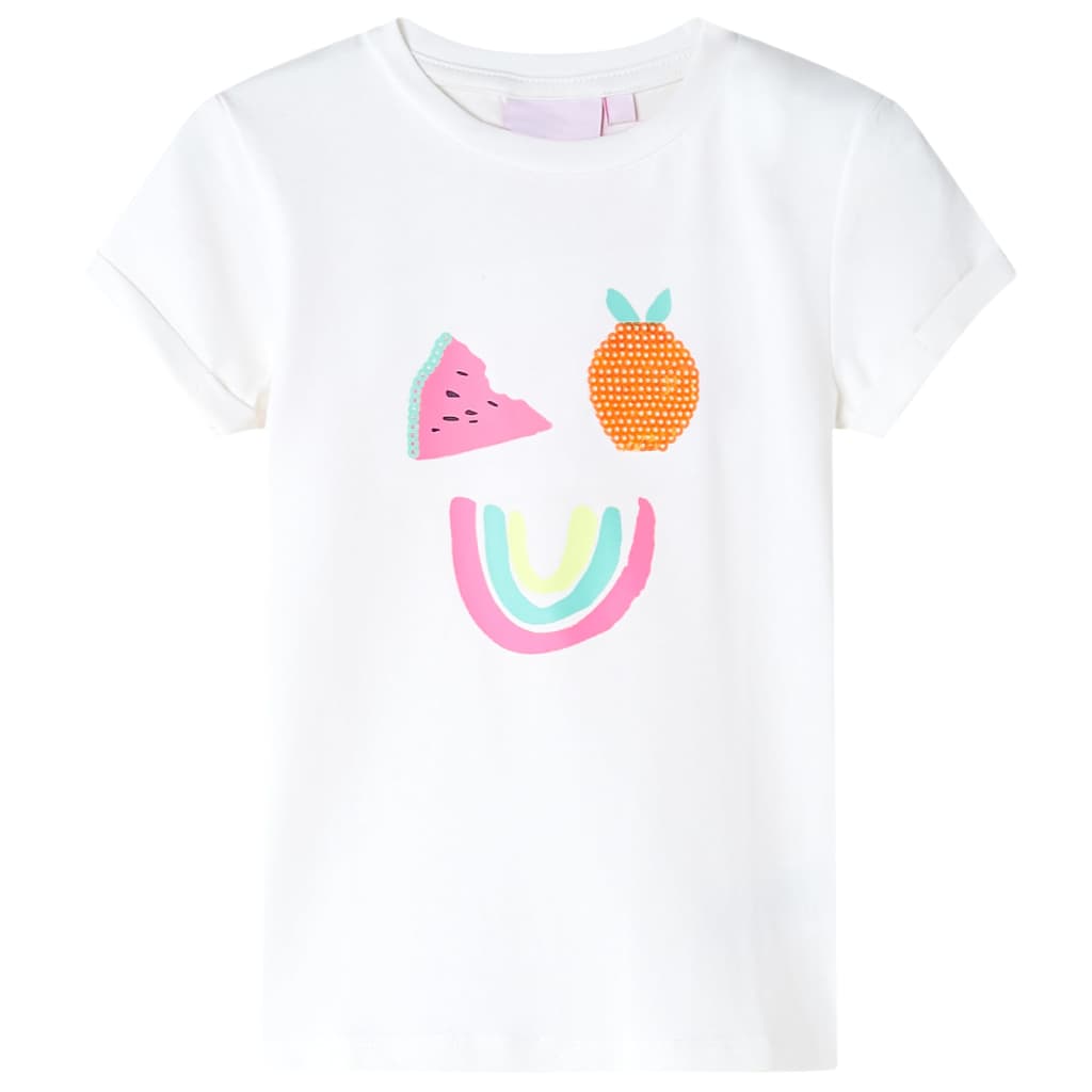 T-shirt infantil cor cru 140